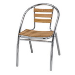 Aluminum Wooden Chairs